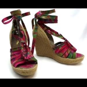 SAM EDELMAN LEXI WEDGES SZ 8